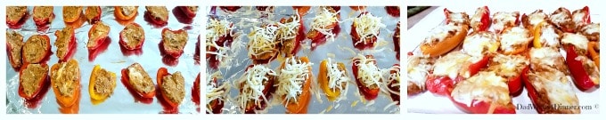 These Chorizo Stuffed Mini Sweet Peppers are a perfect quick appetizer for a summer night gathering with friends. Easy to make and not to spicy.