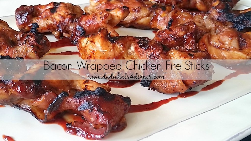 Bacon Wrapped Chicken Fire Sticks