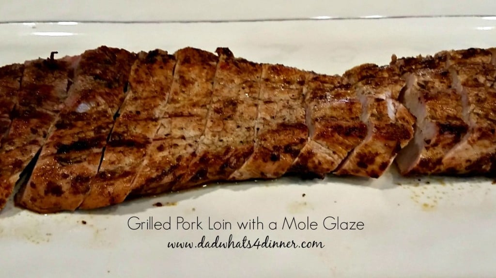 Take grilling to a new level with my Mole Glazed Grilled Pork Loin! Intense deep flavors of the mole grilled to perfection. 