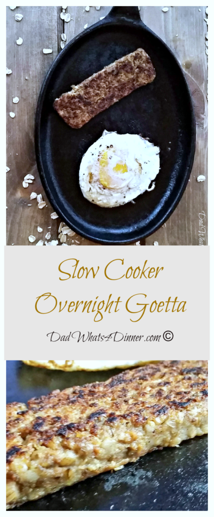 Slow Cooker Overnight Goetta | http://dadwhats4dinner.com