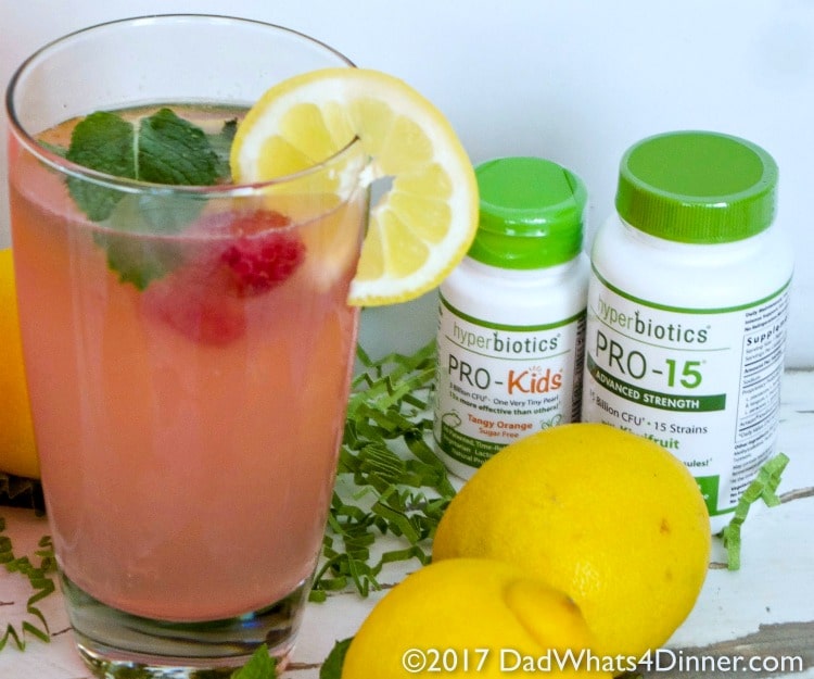 Probiotic Pink Lemonade is a healthy, fizzy, fermented drink perfect for summer, sure to keep your gut in shape. Sweet and tart with beneficial probiotics.