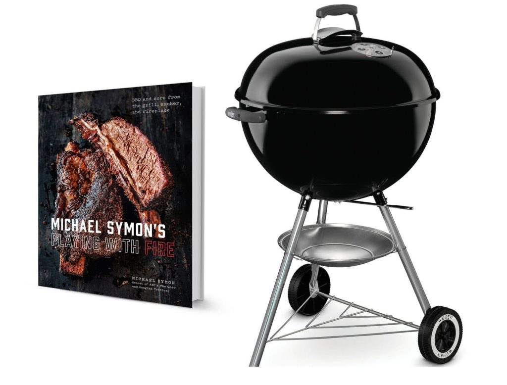 Michael Symon's New Cookbook and Weber Kettle grill giveaway prizes from dad whats 4 dinner www.dadwhats4dinner.com