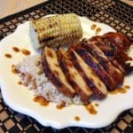 Grilled Chicken Breast Glazed with a Habanero Pepper Jelly BBQ Sauce
