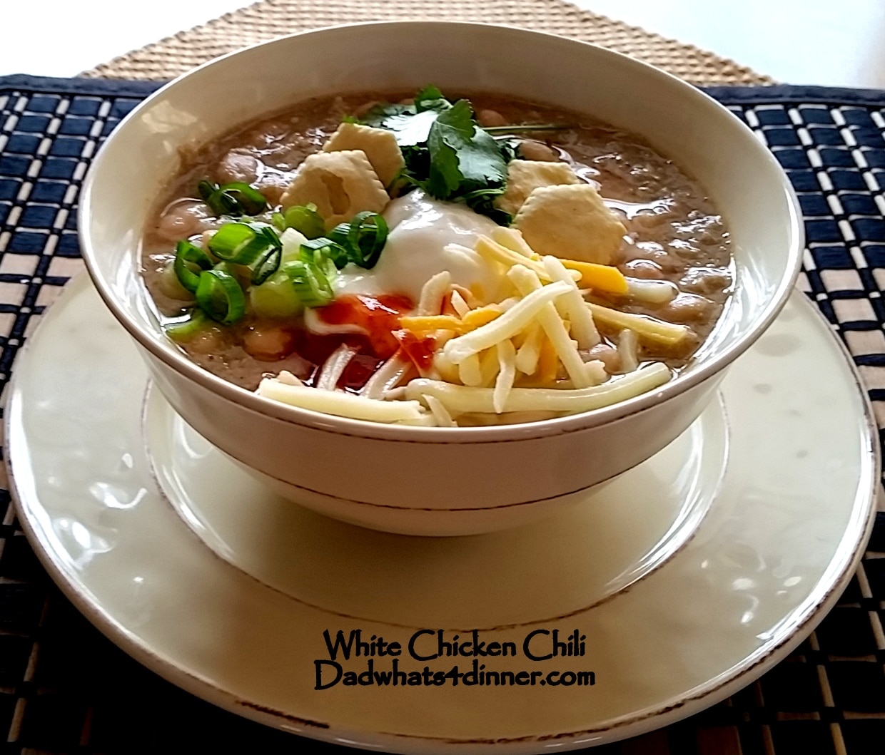White Chicken Chili - Dad Whats 4 Dinner
