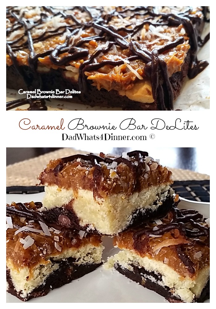 Caramel Brownie Bar DeLites | www.dadwhats4dinner.com ©
