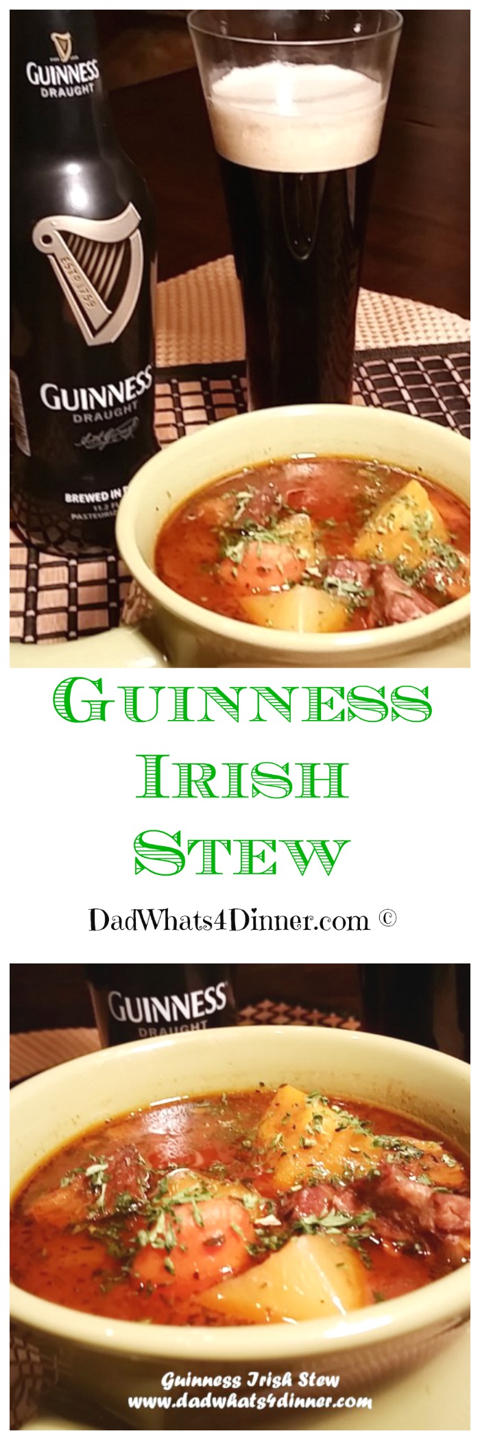 My Guinness Irish Stew can be made on the stove or in the slow cooker
