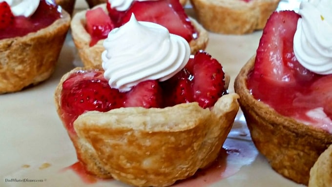 These Mini Strawberry Pies are a must make for Memorial Day, Father's Day or summer cookout.