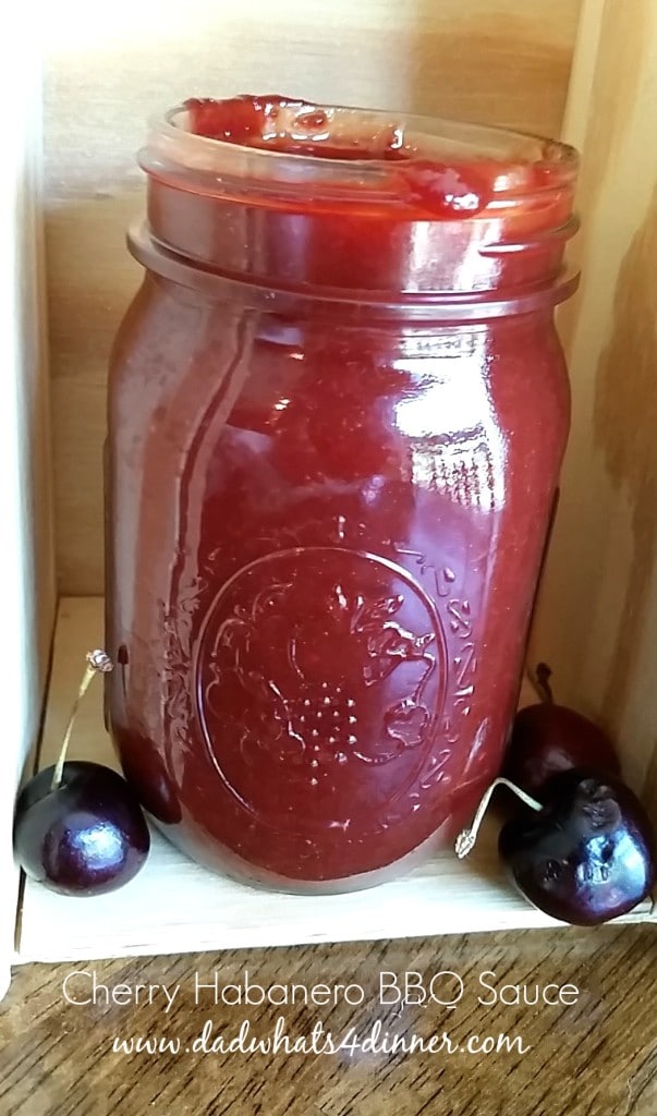 My Cherry Habanero BBQ Sauce recipe is a sweet and spicy sauce perfect for grilled chicken or pork.