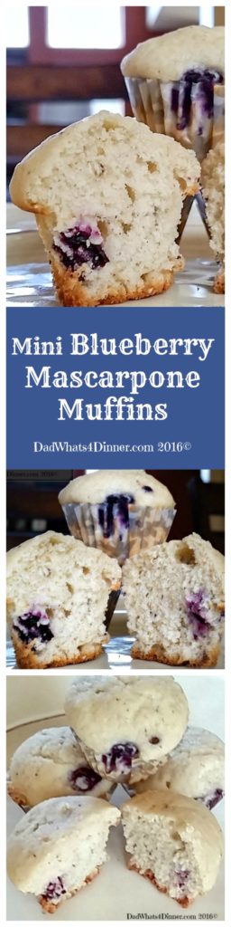 My Blueberry Mascarpone Muffins are extra creamy and perfect for breakfast, brunch or an afternoon snack!