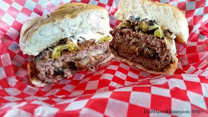 Get your grill ready for Labor Day with this awesome Philly Cheese Steak Burger recipe. It's a great twist on two of my favorites; Philly Cheese Steak and Burgers.
