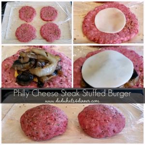 Get your grill ready for Labor Day with this awesome Philly Cheese Steak Burgers recipe. It's a great twist on two of my favorites; Philly Cheese Steak and Burgers.