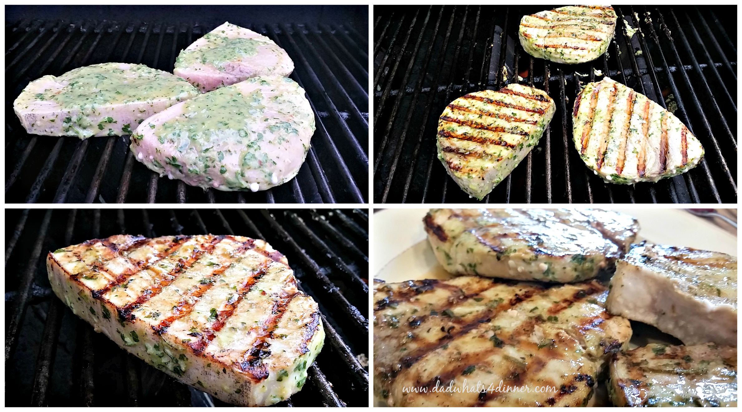 Grilled Swordfish with Chimichurri Sauce is a simple healthy grilling recipe bursting with bold flavors of the Chimichurri sauce!