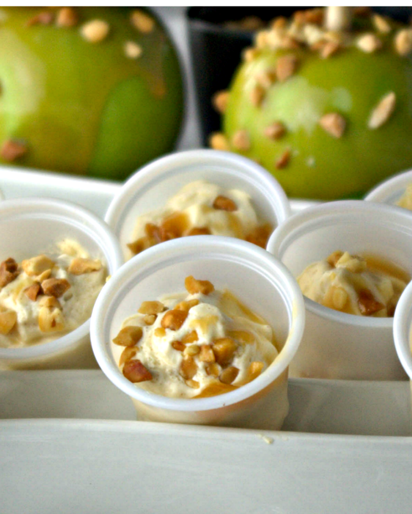 Caramel Apple Pudding Shots are perfect for your fall parties or tailgating..