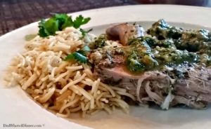 My Slow Cooker Pork Chimichurri is the perfect recipe when you want the wonderful fresh flavor of Argentinean cooking without firing up the grill