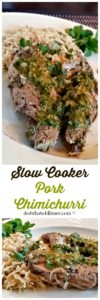 My Slow Cooker Pork Chimichurri is the perfect recipe when you want the wonderful fresh flavor of Argentinean cooking without firing up the grill