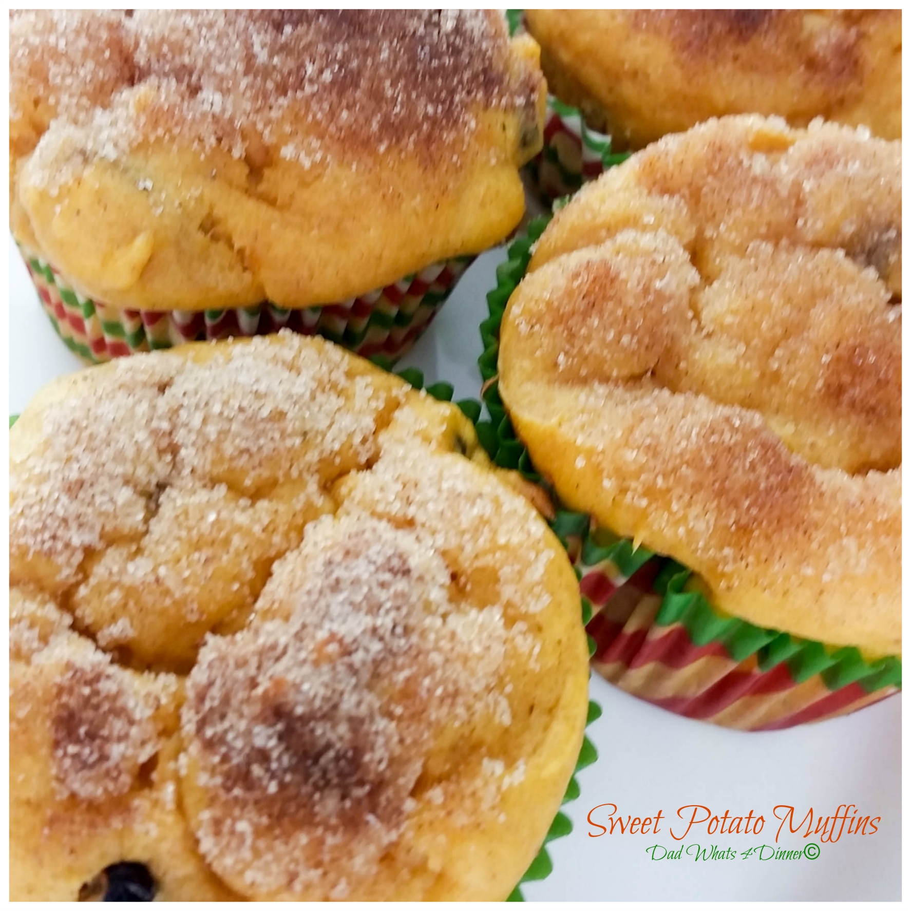 Sweet Potato Muffins DadWhats4Dinner.com©