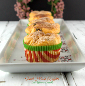 Sweet Potato Muffins| www.DadWhats4Dinner.com ©