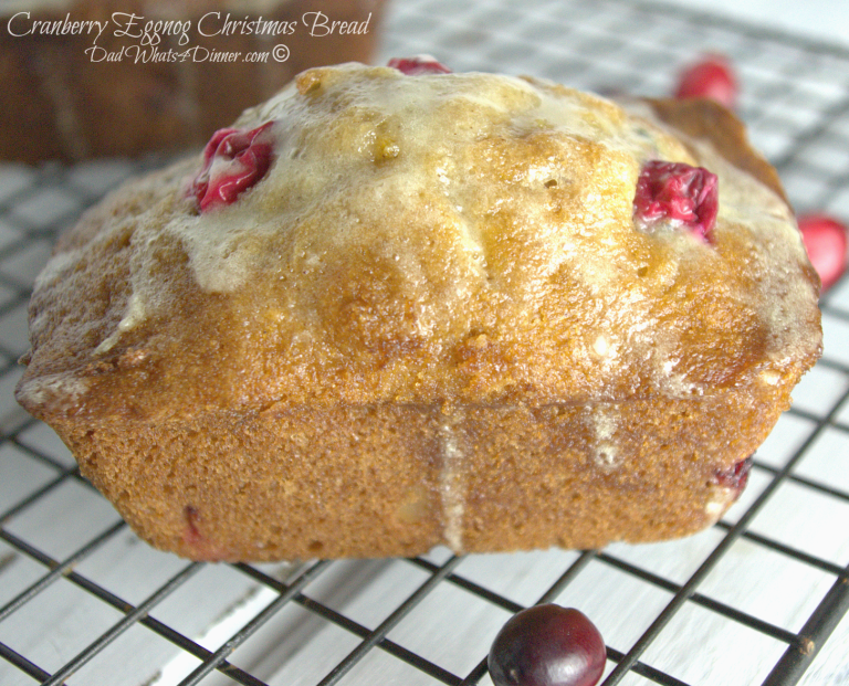 Cranberry Eggnog Christmas Bread Dad Whats 4 Dinner