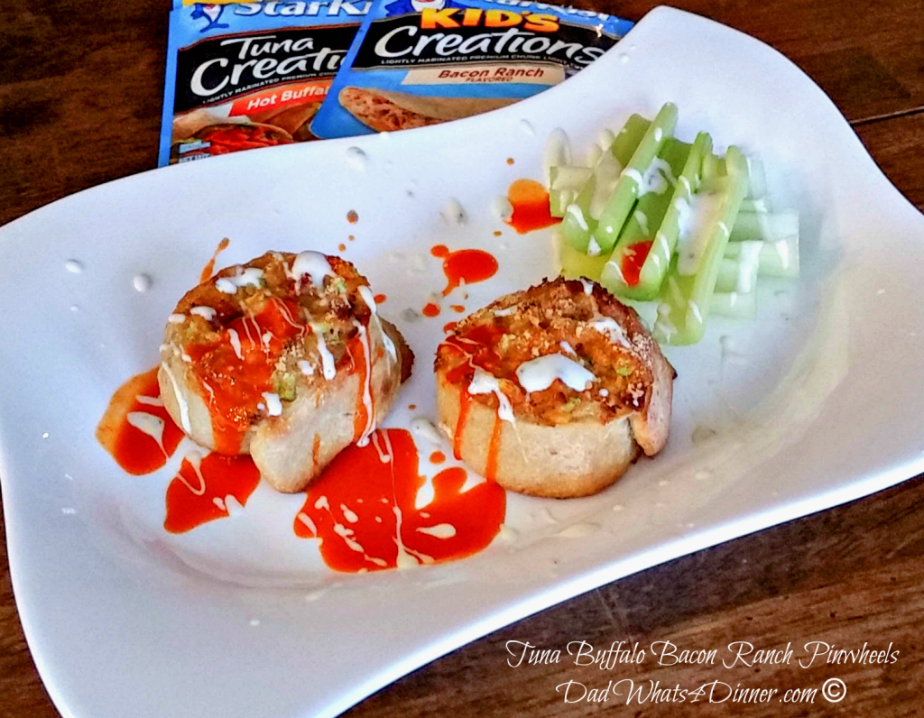 Tuna Buffalo Bacon Ranch Pinwheels Dad Whats 4 Dinner