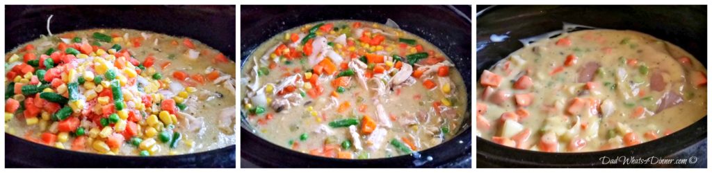 My Healthy Slow Cooker Chicken Pot Pie is a healthier slow cooker version of the comfort food classic. Easy to make with a healthy twist.