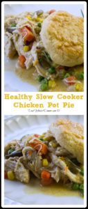 Healthy Slow Cooker Chicken Pot Pie | http://DadWhats4Dinner.com ©