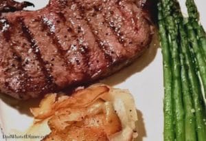 Here is the Valentine's Day Steak Dinner I promised for you to impress your significant other on Valentine's Day. Why go out when you can show your loved one your appreciation with food from the heart.