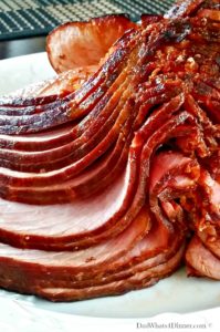 My Boozy Root Beer Stand Glazed Ham is hands down the best glaze for your Easter Ham. The glaze is so good and all of the alcohol will burn off.