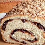 What is better for breakfast than a warm slice of homemade Cinnamon Raisin Swirl Bread with a little melted butter?