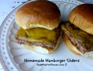 Homemade Hamburger Sliders | www.DadWhats4Dinner.com ©