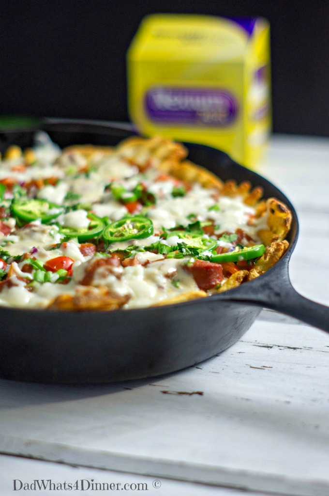 Loaded Tex Mex Chili Dog Queso Waffle Fries55 Dad Whats 4 Dinner