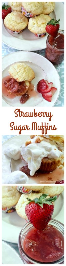 Strawberry Sugar Desserts is the final breakfast or dessert. The sauce is made with fresh strawberries and served over sweet sugar cookie muffin.  Strawberry Sugar Biscuits Strawberry Sugar Muffins pin 256x1024