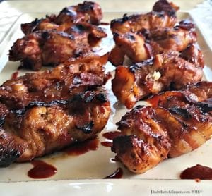 Bacon Wrapped Chicken Fire Sticks is a great grilled appetizer, perfect for summer time entertaining.