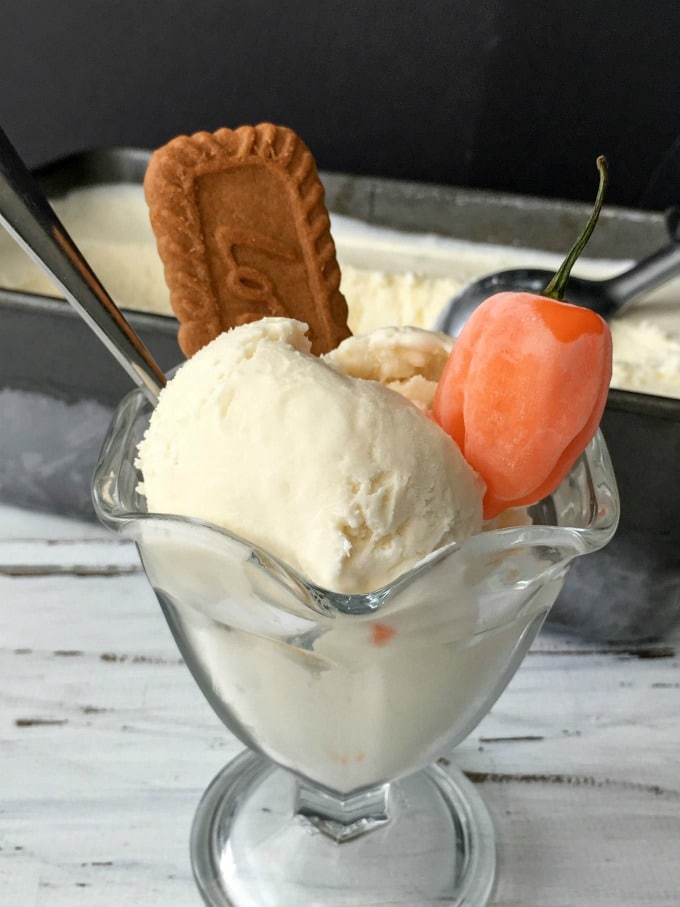 Look out, this White Chocolate Habanero No-Churn Ice Cream will cool you down then heat you up. A fabulous mixture of sweet heat!