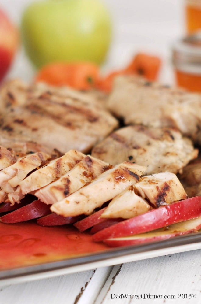 Enjoy apple harvest season by making my Grilled Apple Cider Vinegar Chicken with a hint of heat from pepper jelly. Incredibly moist and packed with bold flavors.