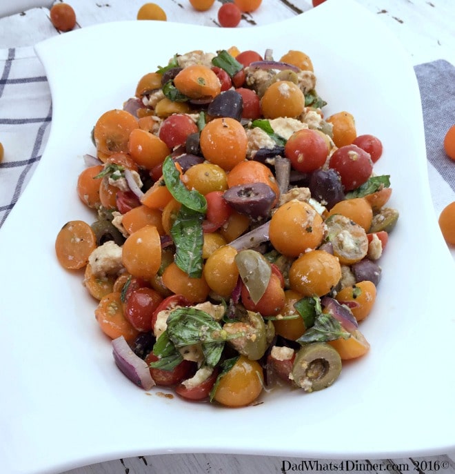 tomatoolivesalad2 Dad Whats 4 Dinner