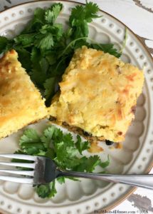 Great fusion between Southern and Mexican comfort food. Mexican Cornbread Casserole is super easy to make and your kids will love it.