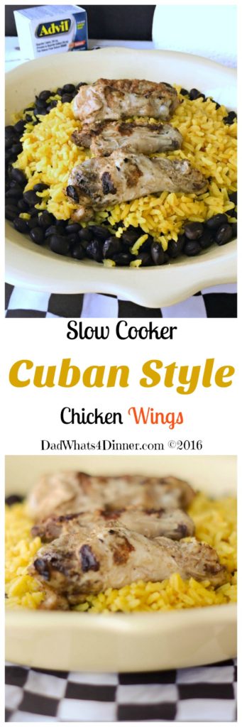 Citrus flavored Slow Cooker Cuban Style Chicken Wings bings you the taste of Islands with just enough heat and grilled to perfection!