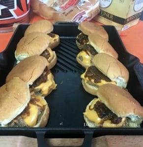 Beer Braised Shredded Beef Sliders are the best non-traditional slider you will ever have. Slow cooked beef, beer cheese, caramelized onions on a soft slider bun.