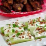 When you want a party side dish for your wings but plain celery and ranch won't do, these Bacon Blue Cheese Stuffed Celery is the way to go. Perfect side for Fire Grilled wings.