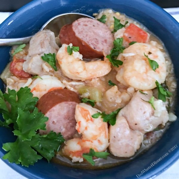 Healthy Crock Pot Jambalaya Dad Whats 4 Dinner