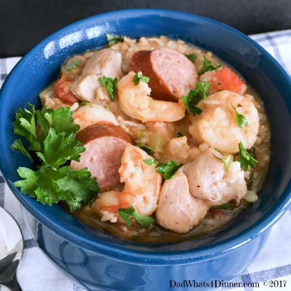 Healthy Crock Pot Jambalaya Dad Whats 4 Dinner