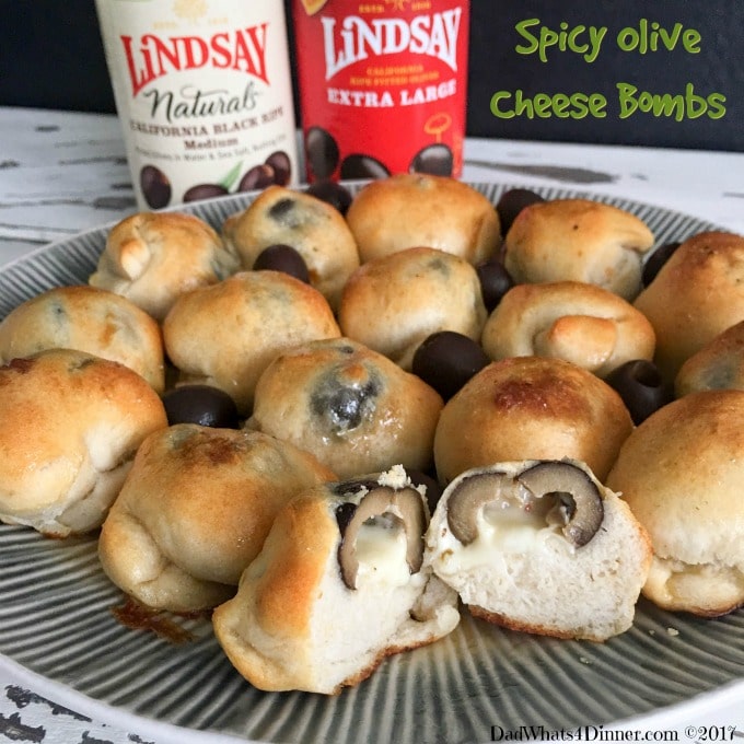 Get your GameDay on with these Spicy Olive Cheese Bombs. Your guest will love my quick and simple appetizer, bursting with flavor!