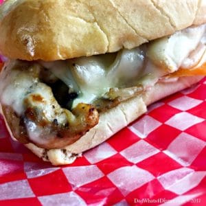 Sheet Pan Philly Chicken Cheesesteak is a quick and easy way to get your cheesesteak fix at home. Clean up is a snap using only one sheet pan.
