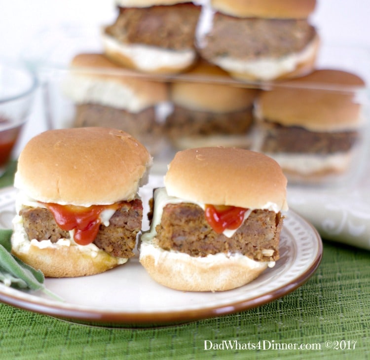 When you need to feed meatloaf to a crowd, these Easy Meatloaf Sliders will hit the spot. Very moist and flavorful in a tasty little slider!