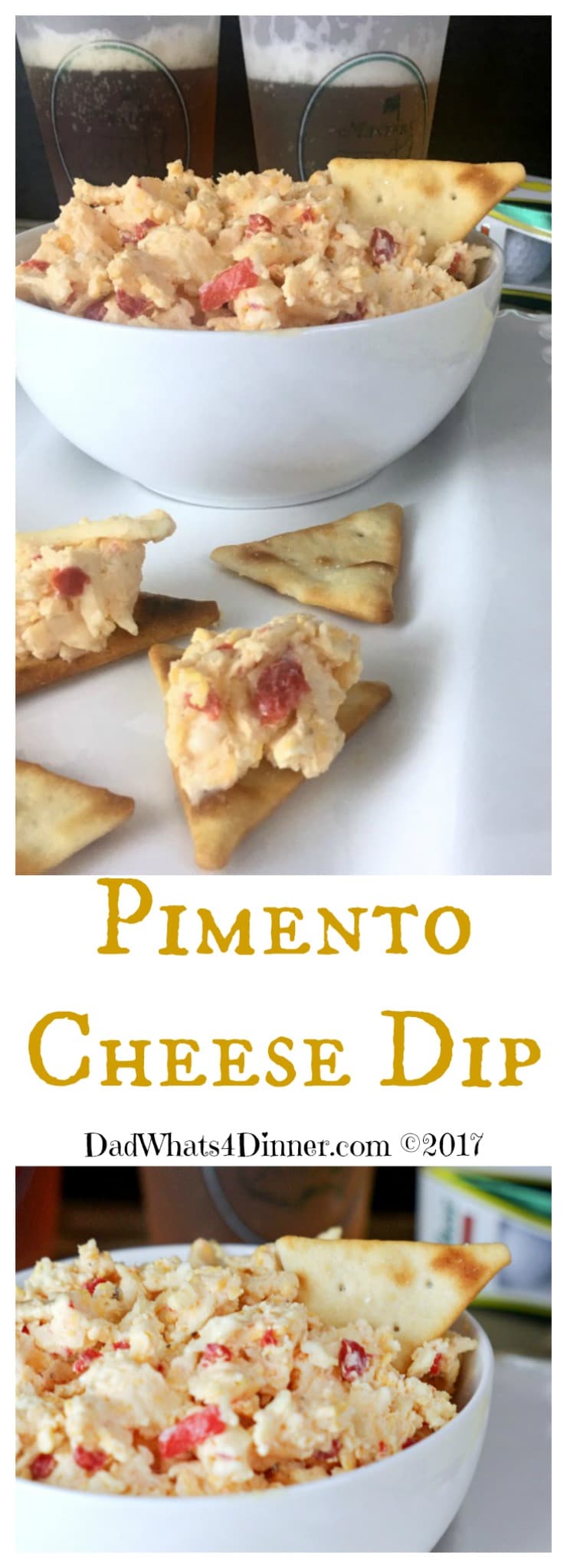 Pimento Cheese Dip is a great combination of the simple pimento cheese sandwich in dip form. A southern twist on the Jarlsberg Dip from Kroger's.