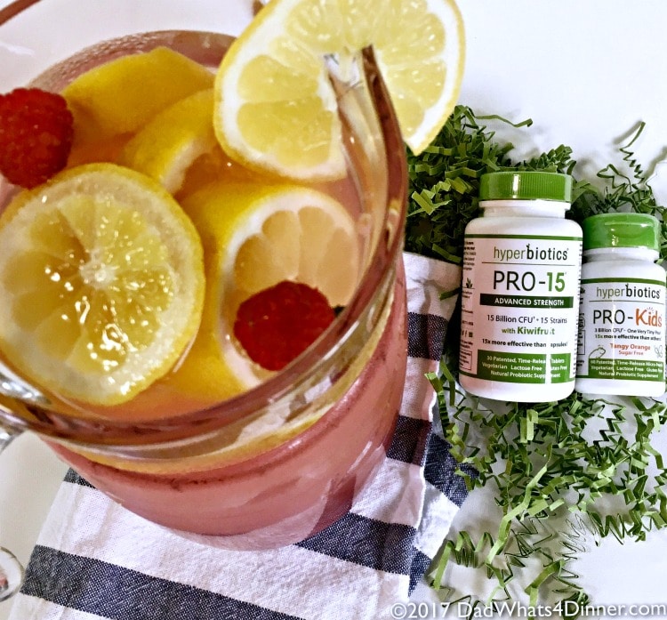 Probiotic Pink Lemonade is a healthy, fizzy, fermented drink perfect for summer, sure to keep your gut in shape. Sweet and tart with beneficial probiotics.
