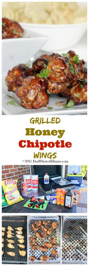 It is time to get your home ready for summer and keep the grill fired up by making these Grilled Honey Chipotle Wings. Sweet with a little heat!
