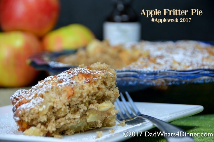Apple Fritter Pie - Dad Whats 4 Dinner