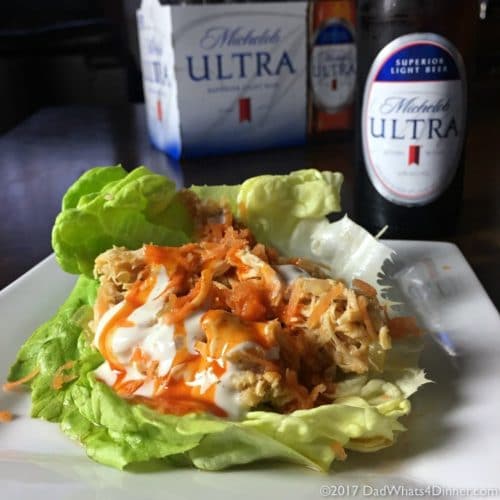 Instant Pot Buffalo Chicken Lettuce Wraps Dad Whats 4 Dinner