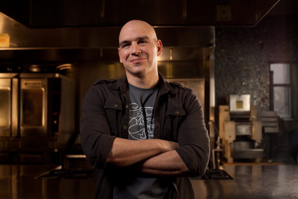 Picture of Michael Symon for his New Cookbook, www.dadwhats4dinner.com